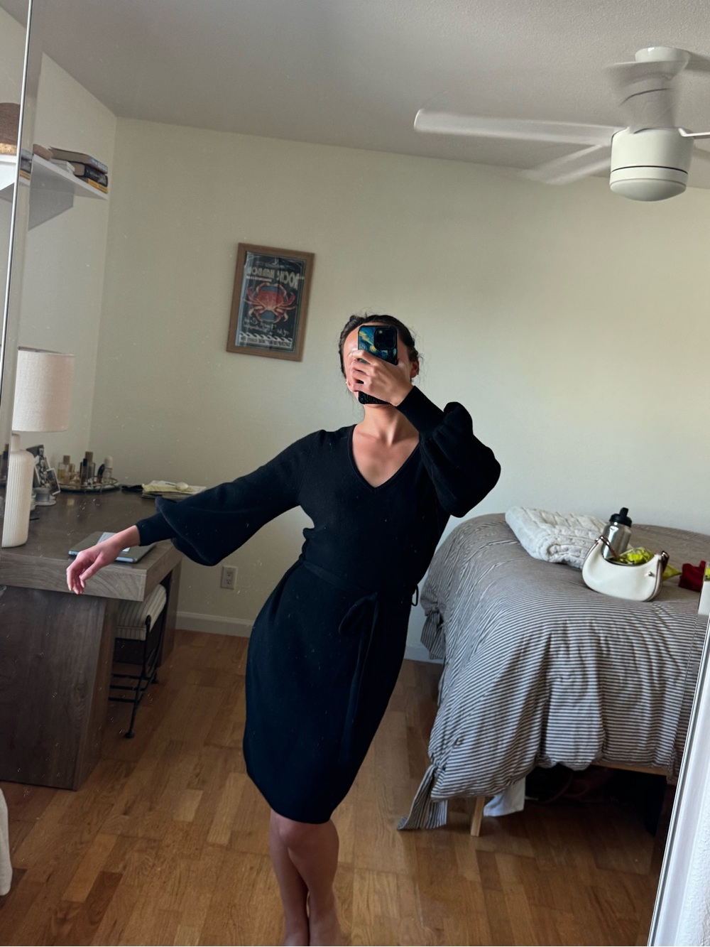 Black sam edelman sweater dress - Picture 3 of 5